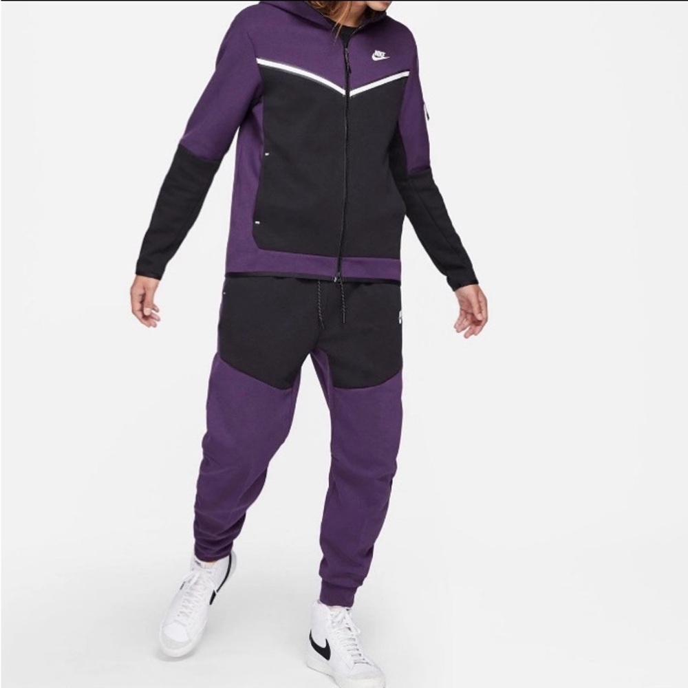 Nike Tech Fleece Set CU4489-503 CU4495-503 Rare 3XL / 2XLT Purple Eggplant Tall